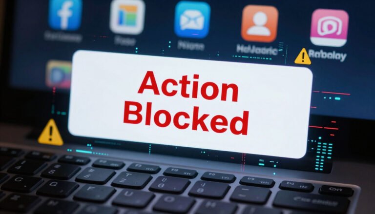 Action Blocked – Meaning on Digital Platforms