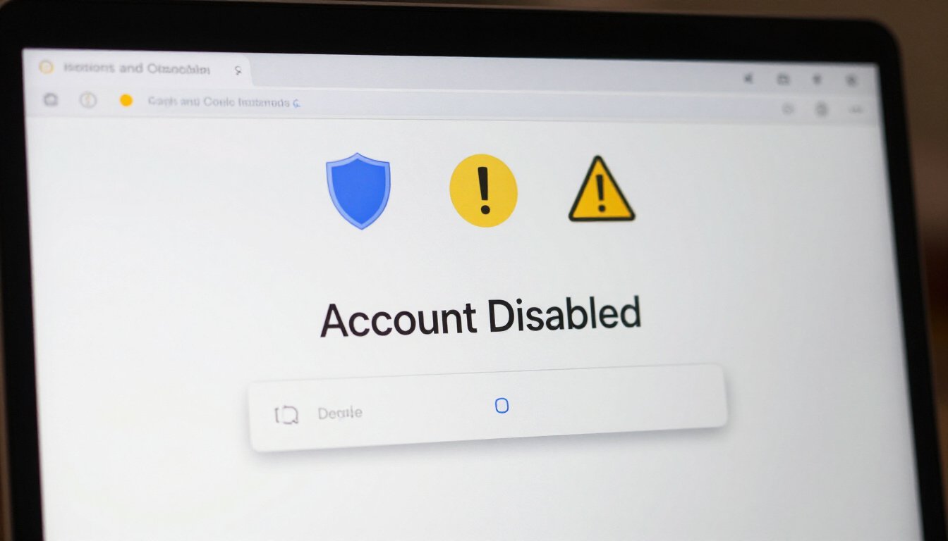 Google Account Disabled Error Meaning And Solutions 3 Common Reasons for Account Disabling