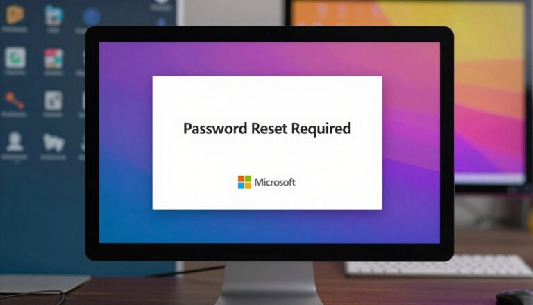 Microsoft Password Reset Required Notification Meaning
