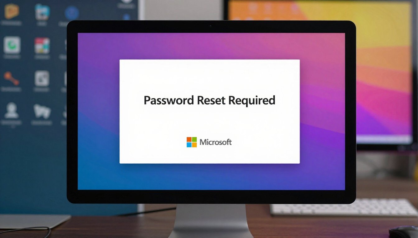 Microsoft Password Reset Required Notification Meaning