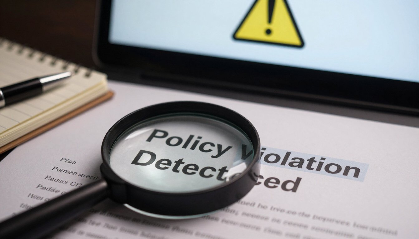 Policy Violation Detected – What This Message Means