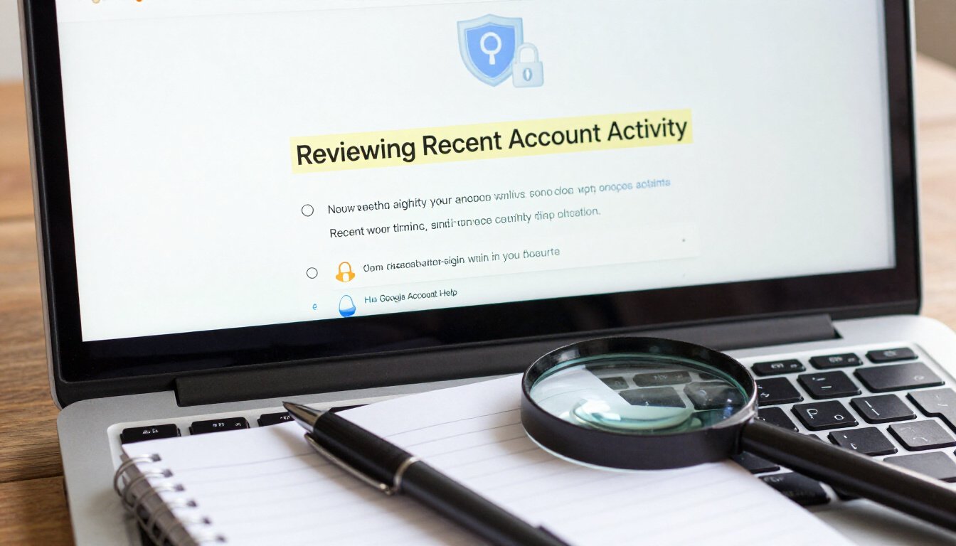 Reviewing Recent Account Activity