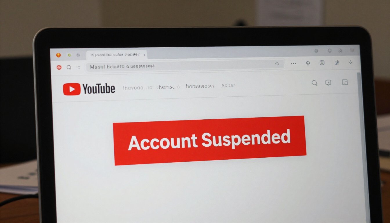 What Does Account Suspended Mean on YouTube?