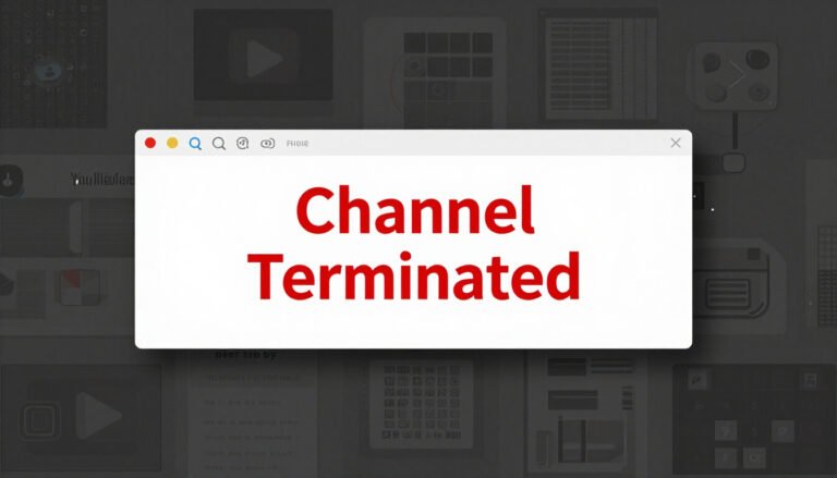 What Does Channel Terminated Mean on YouTube?