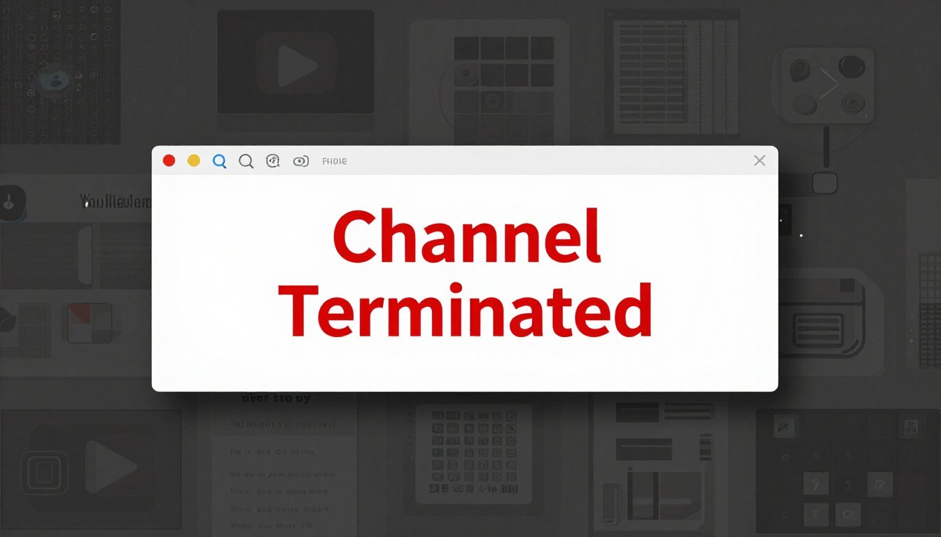 What Does Channel Terminated Mean on YouTube?