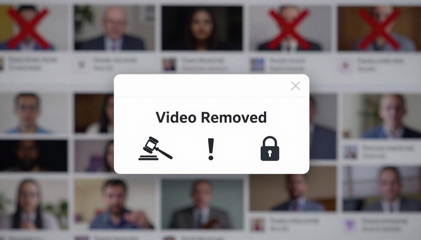 Case Studies of Video Removal