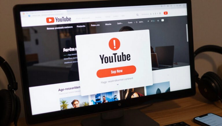 YouTube Age-Restricted Content Warning Meaning