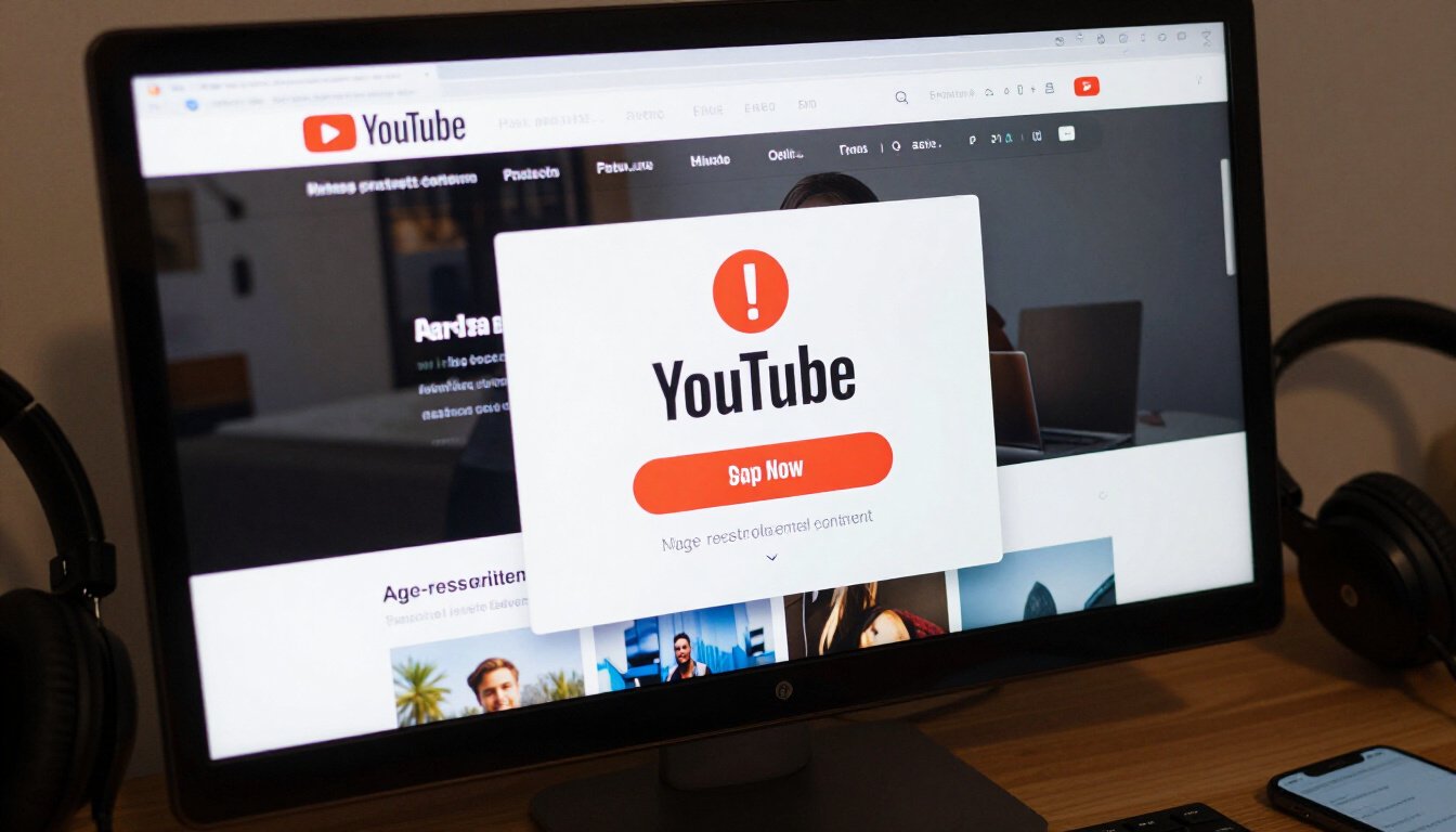 YouTube Age-Restricted Content Warning Meaning